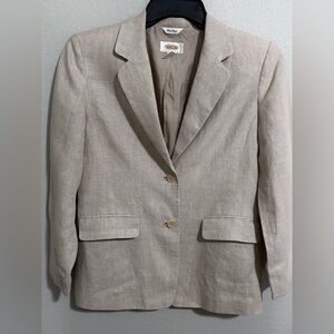 Talbots women’s 100% linen blazer